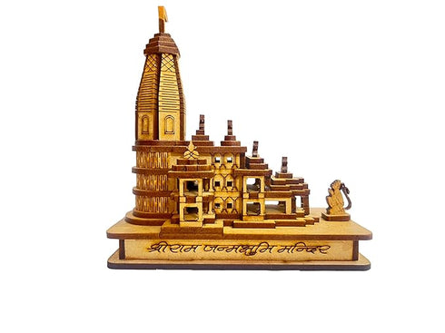 Shri Ram Mandir Ayodhya 3D Wood Tempal